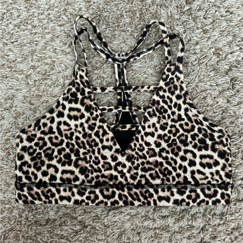 Zyia Leopard Grid Bra